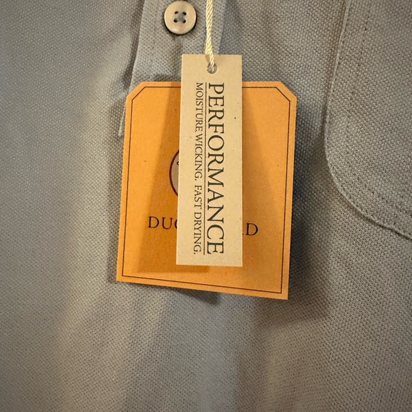 NWT Men's Blue Polo Shirt large - Picture 2 of 5